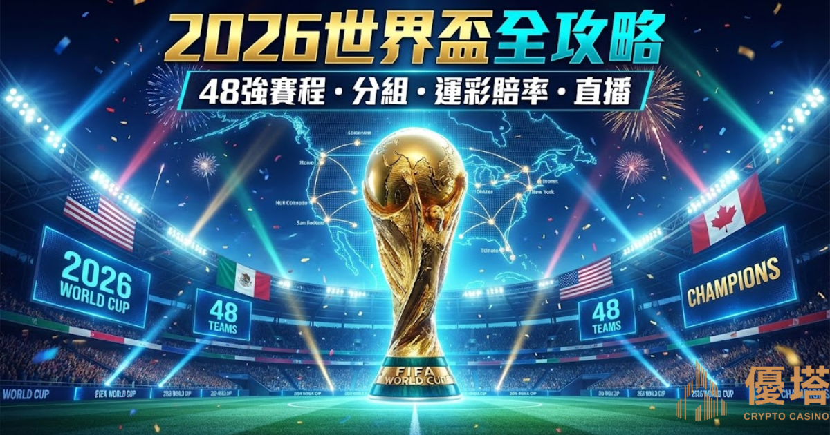 2026世界盃全攻略：賽程表、48強分組、運彩賠率與直播懶人包