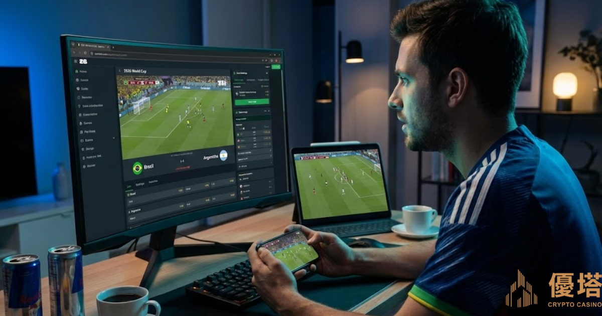 使用手機電腦多螢幕觀看世足直播與滾球投注